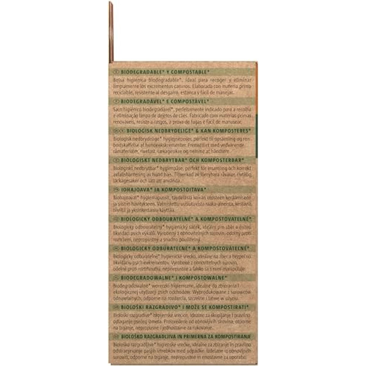 Vitakraft Poop Bags hondenpoepzakken biologisch afbreekbaar 8 x 15 zakjes - 3-pack