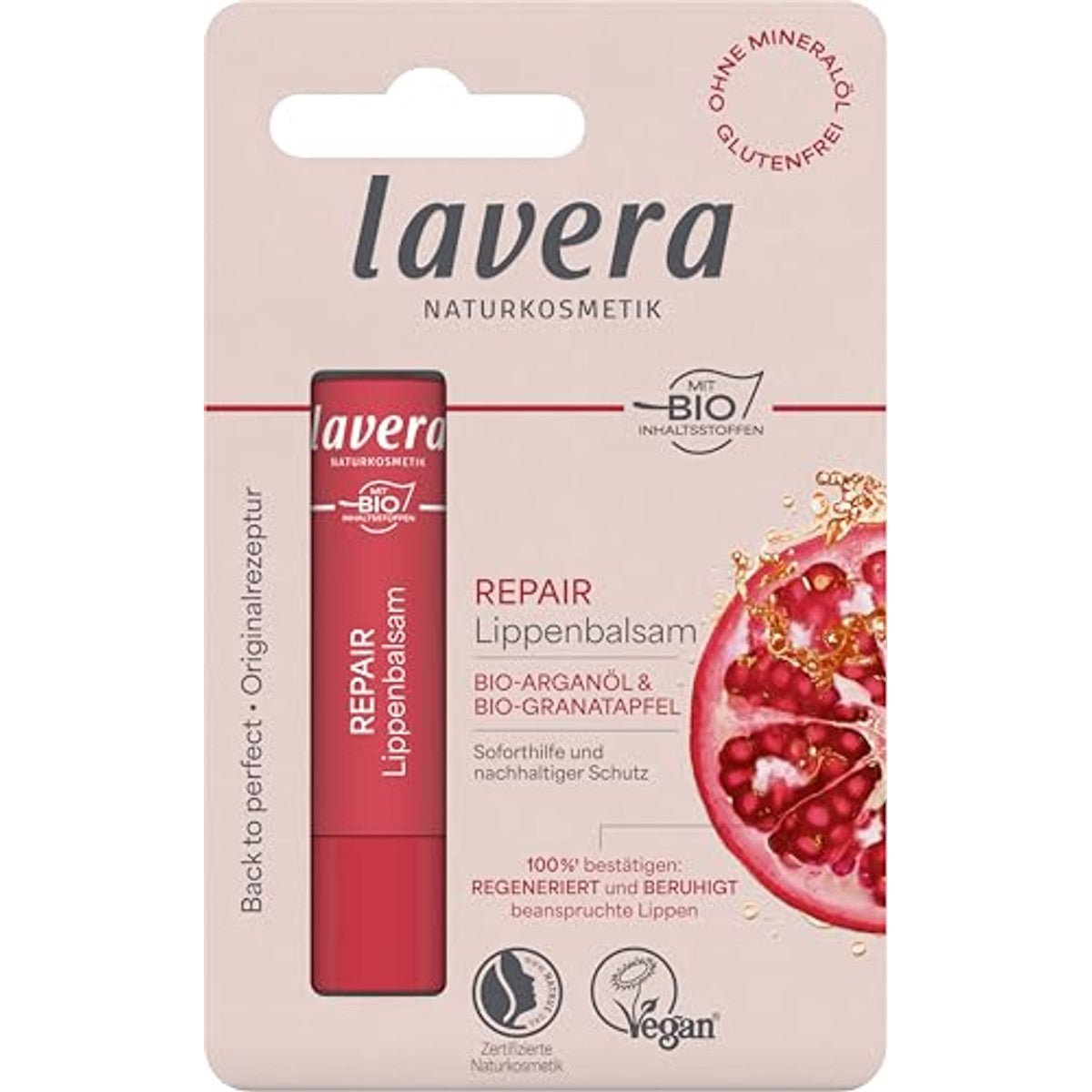 lavera Repair Lippenbalsem 3 x 10 g - Voordeelverpakking – foto 6