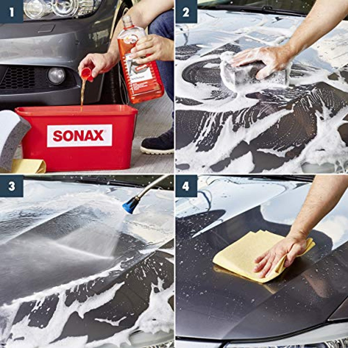 SONAX Autoshampoo Concentraat 6 x 2 liter - Voordeelverpakking