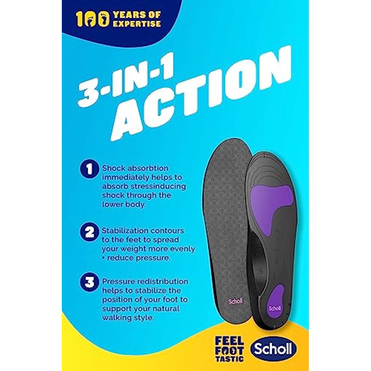 Dr. Scholl's In-Balance inlegzolen voor plantarfasciitis - 6-pack