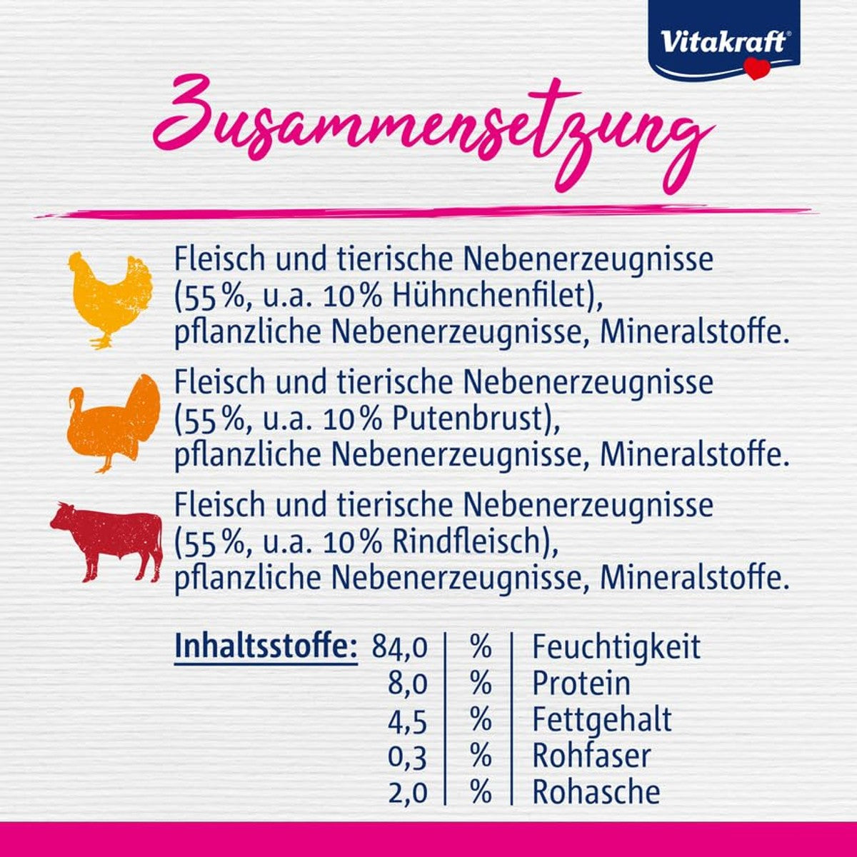 Vitakraft Poésie Délice natvoer kattenvoer saus mix 6 x 85 g - 3-pack