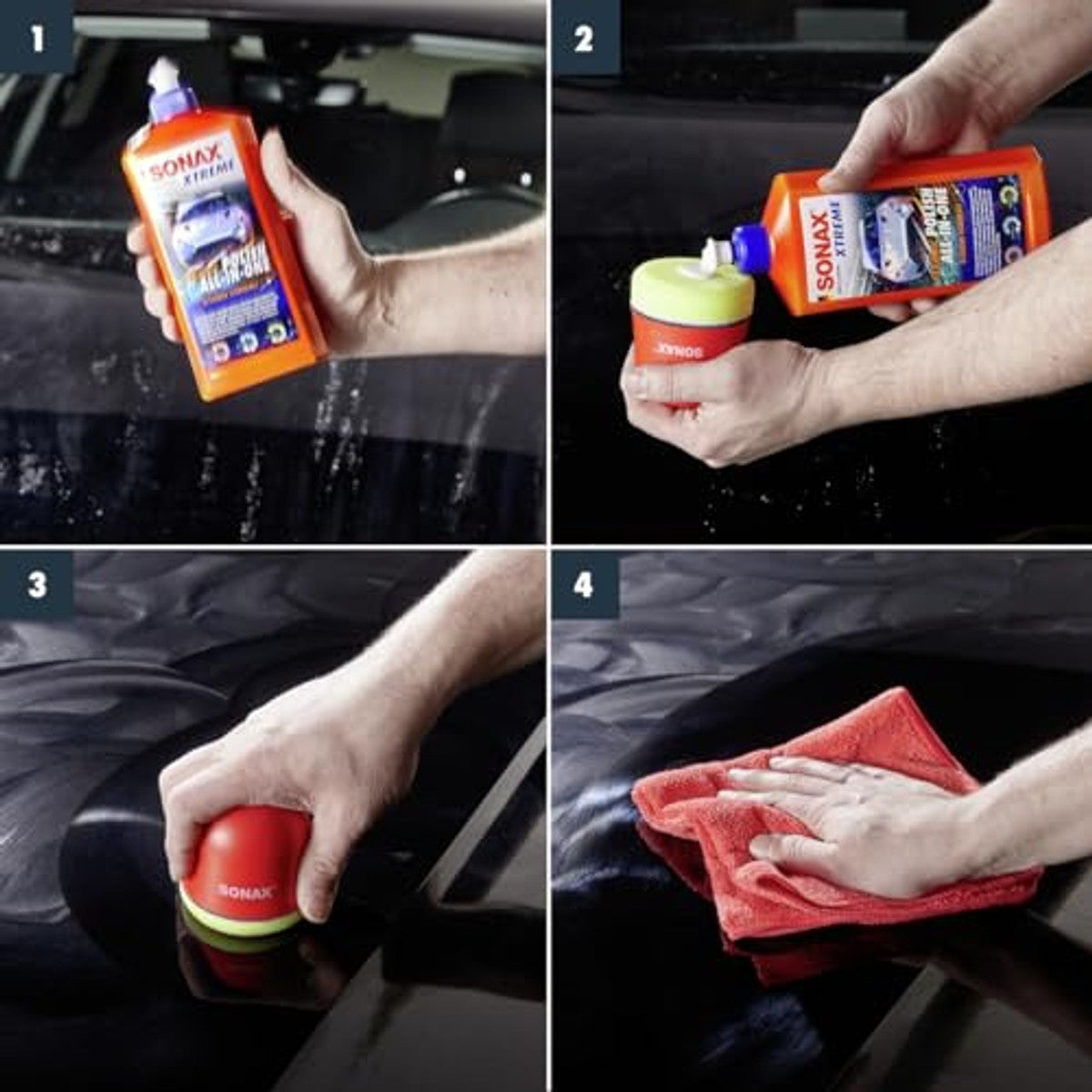 SONAX Xtreme Ceramic Polish All-in-One 3 x 500 ml - Voordeelverpakking