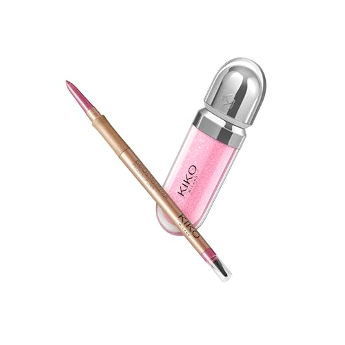 KIKO Milano Lip Combo Set 02, lippenset: hydraterende lipgloss en bijpassende lipliner – Kiko Milano