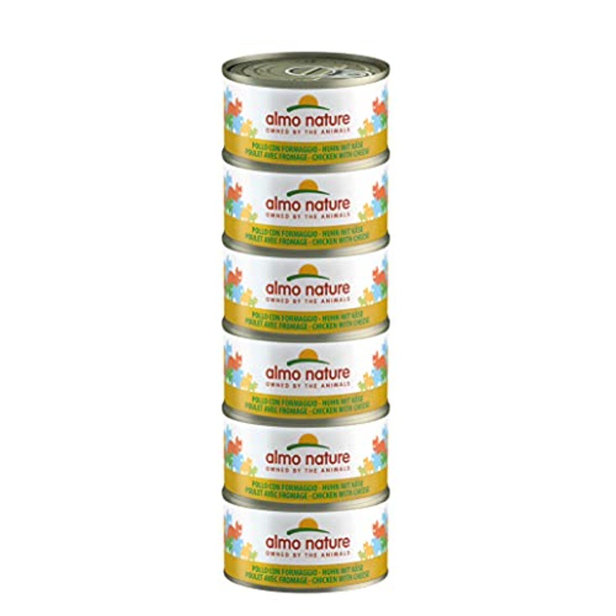 Almo Nature Megapack Kattenvoer Nat Kip en Lever & Kip met Kaas 6 x 70 g - 6-pack