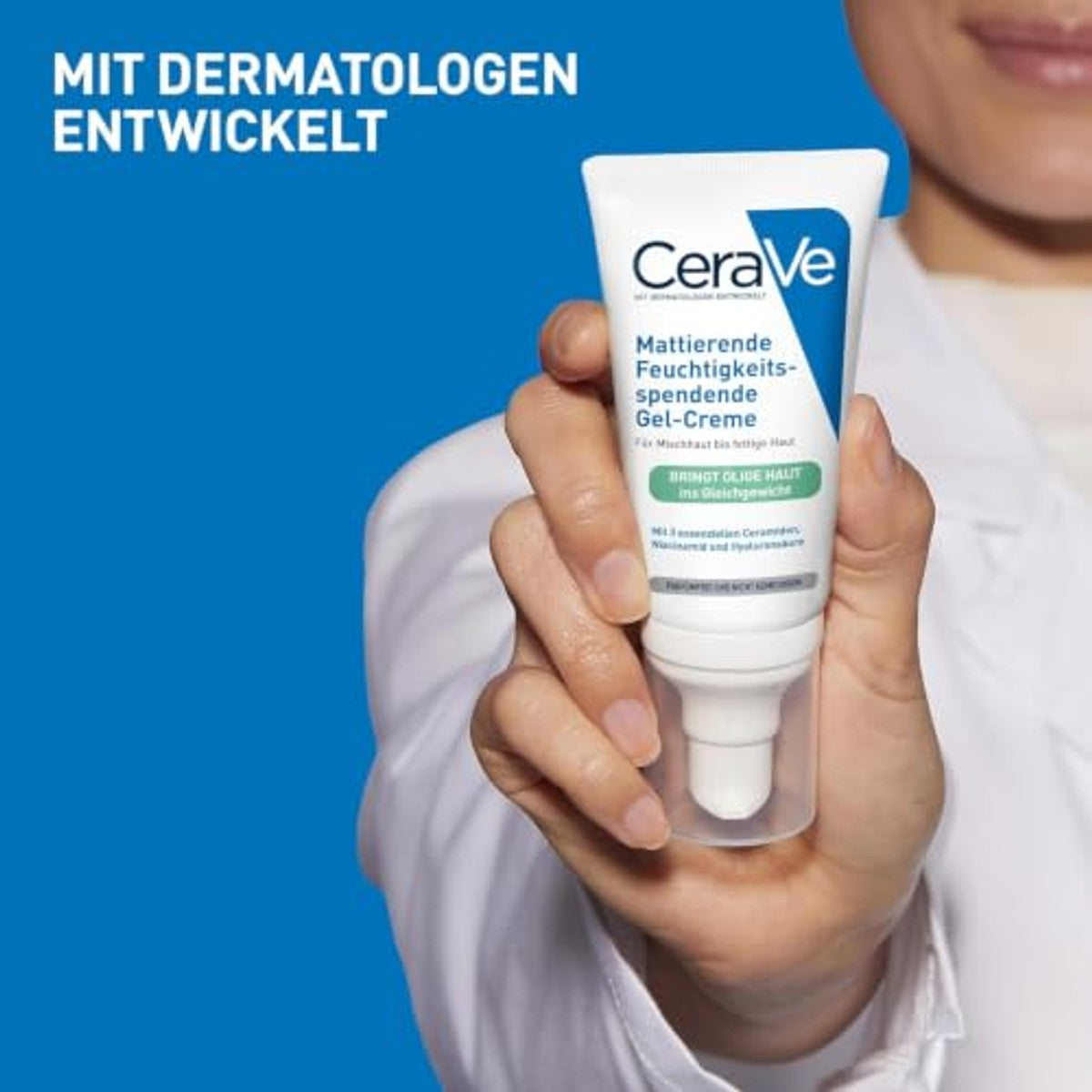 CeraVe Matterende Hydraterende Gelcrème, Anti-glans 50 ml - 3-pack