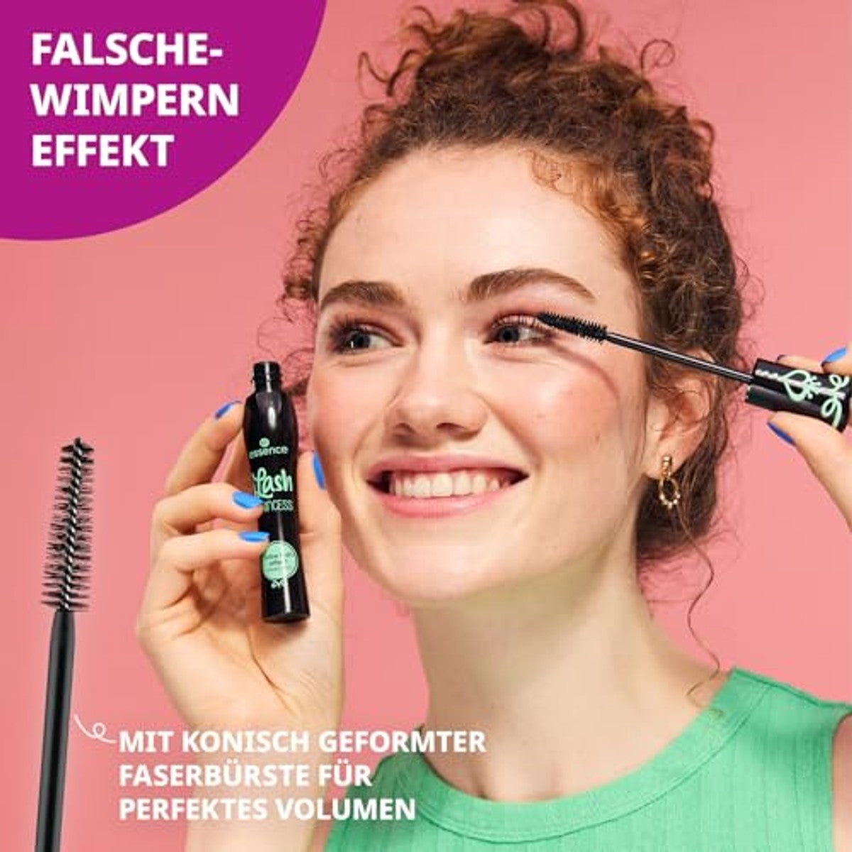 Essence Lash Princess False Lash Effect-mascara, zwart, volumegevend, zwaaigevend, definiërend, verlengbaar, zonder microplasticdeeltjes, nanodeeltjes, zonder parfum, 1 stuk (12 ml) – Essence Cosmetics
