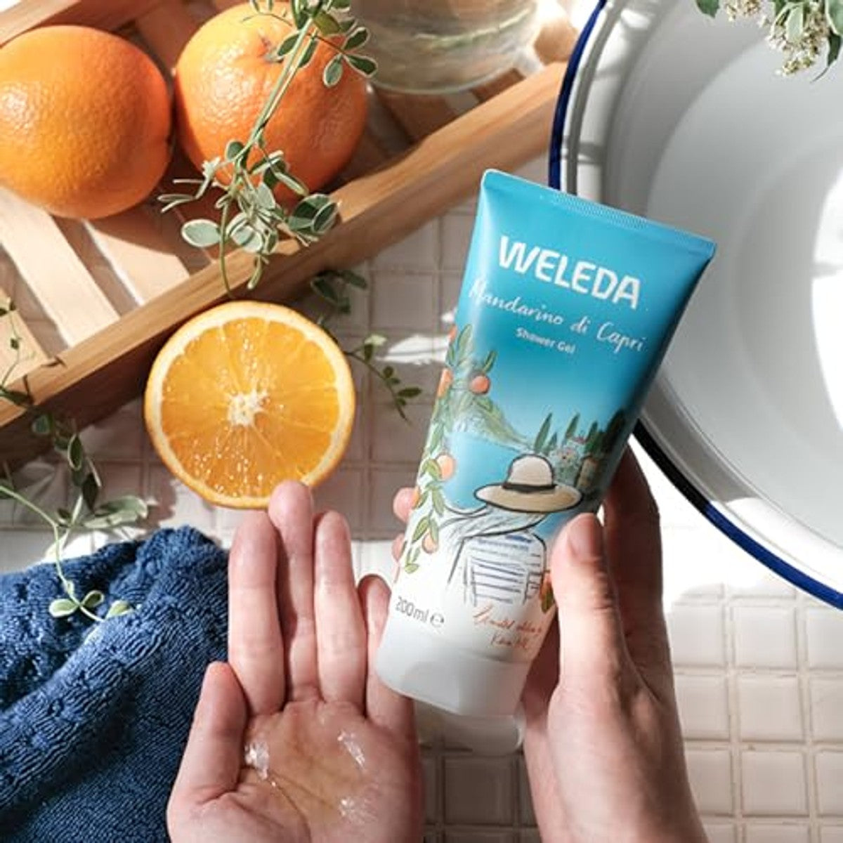 Weleda Bio Mandarino di Capri Douchegel Limited Edition 2 x 200 ml - 3-pack
