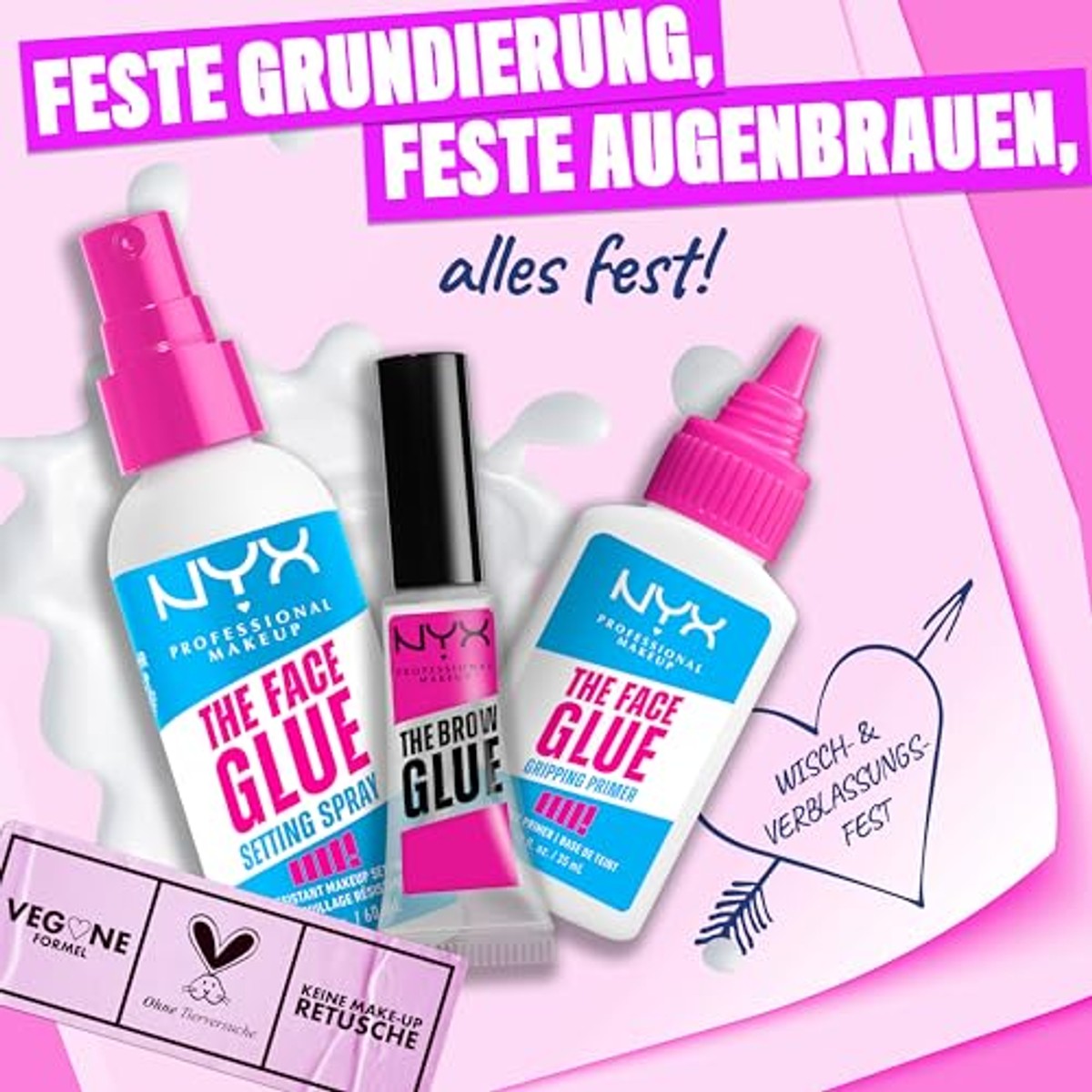 NYX PROFESSIONAL MAKEUP The Face Glue Gripping Primer 35 ml - 6 stuks