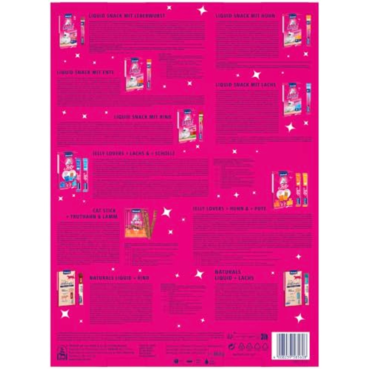 Vitakraft Adventskalender voor katten, voor Kerstmis 2024, liefdevol samengestelde selectie lekkere snacks, voor de periode vóór Kerstmis, kattenlekkernijen, voor alle leeftijden (1 x 363 g) – Vitakraft