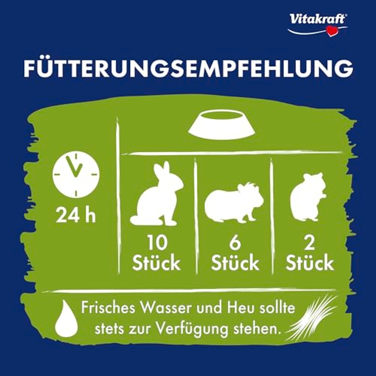 Vitakraft Loftys Knussenkussen knaagdiersnack haver 10 x 100 g - 6-pack
