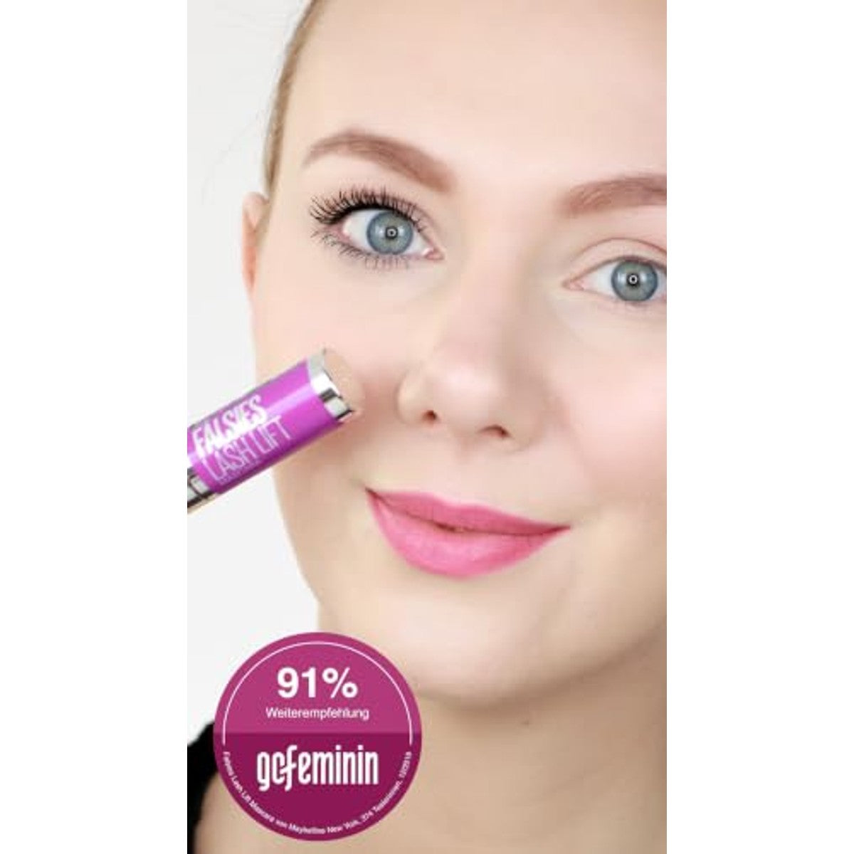 Maybelline New York Mascara met nepwimpereffect, Falsies Lash Lift, 01 zwart, 9,6 ml – MAYBELLINE