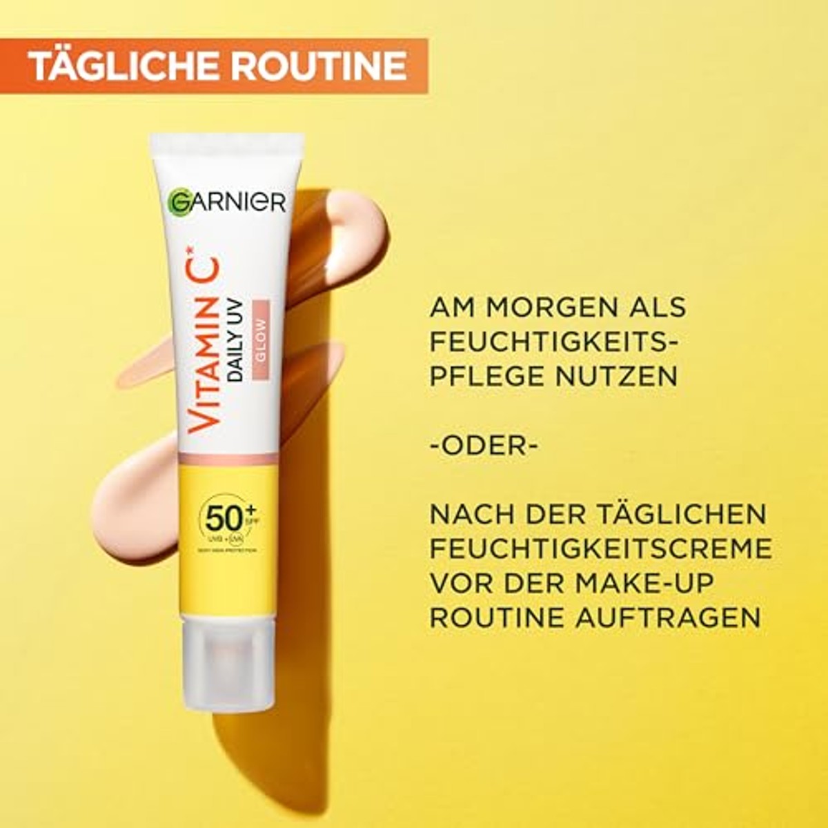 Garnier Vitamine C Daily UV Glow SPF 50+ 3 x 40 ml - Voordeelverpakking