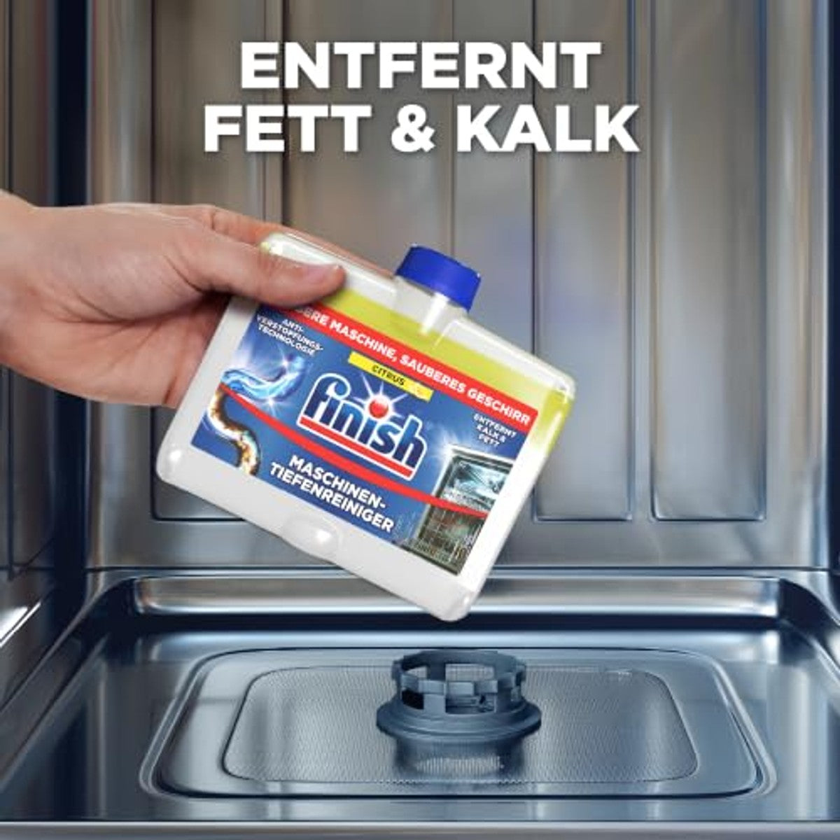 Finish Citrus machine dieptereiniger, 4 x 250 ml – Finish