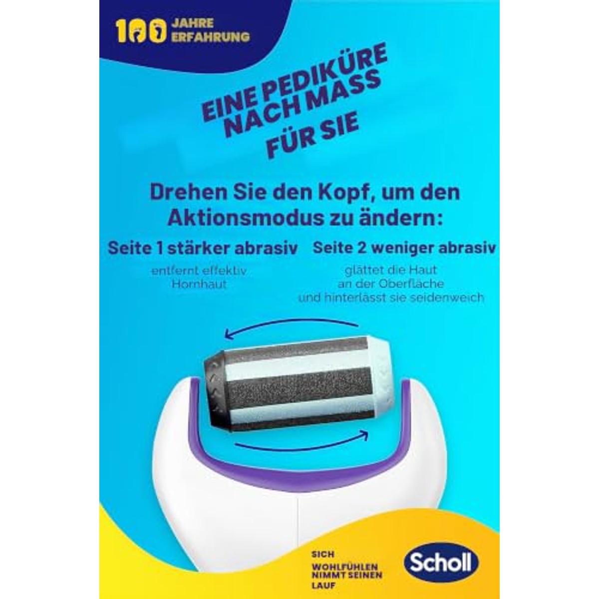 Dr. Scholl's Velvet 2-in-1 elektronisch pedicuresysteem - 6-pack