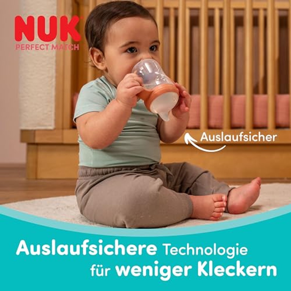 NUK Perfect Match oefenfles Disney I-Ah 6+ maanden 150 ml – NUK