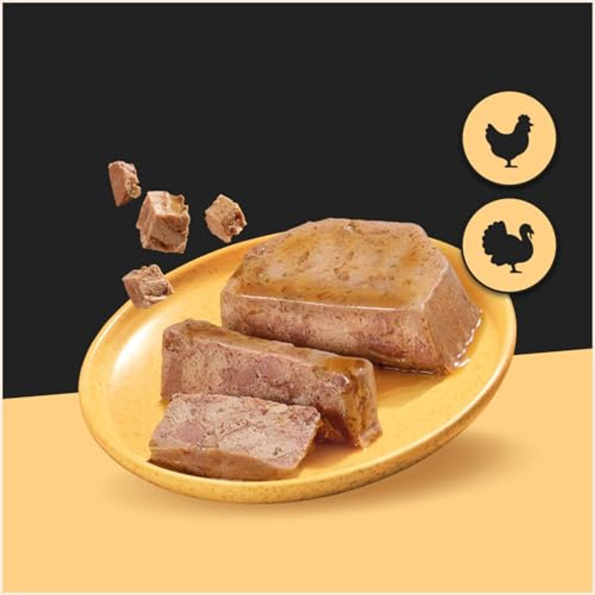 Cesar Klassieke Terrine hondenvoer kip en kalkoen 14 x 150 g - 6-pack
