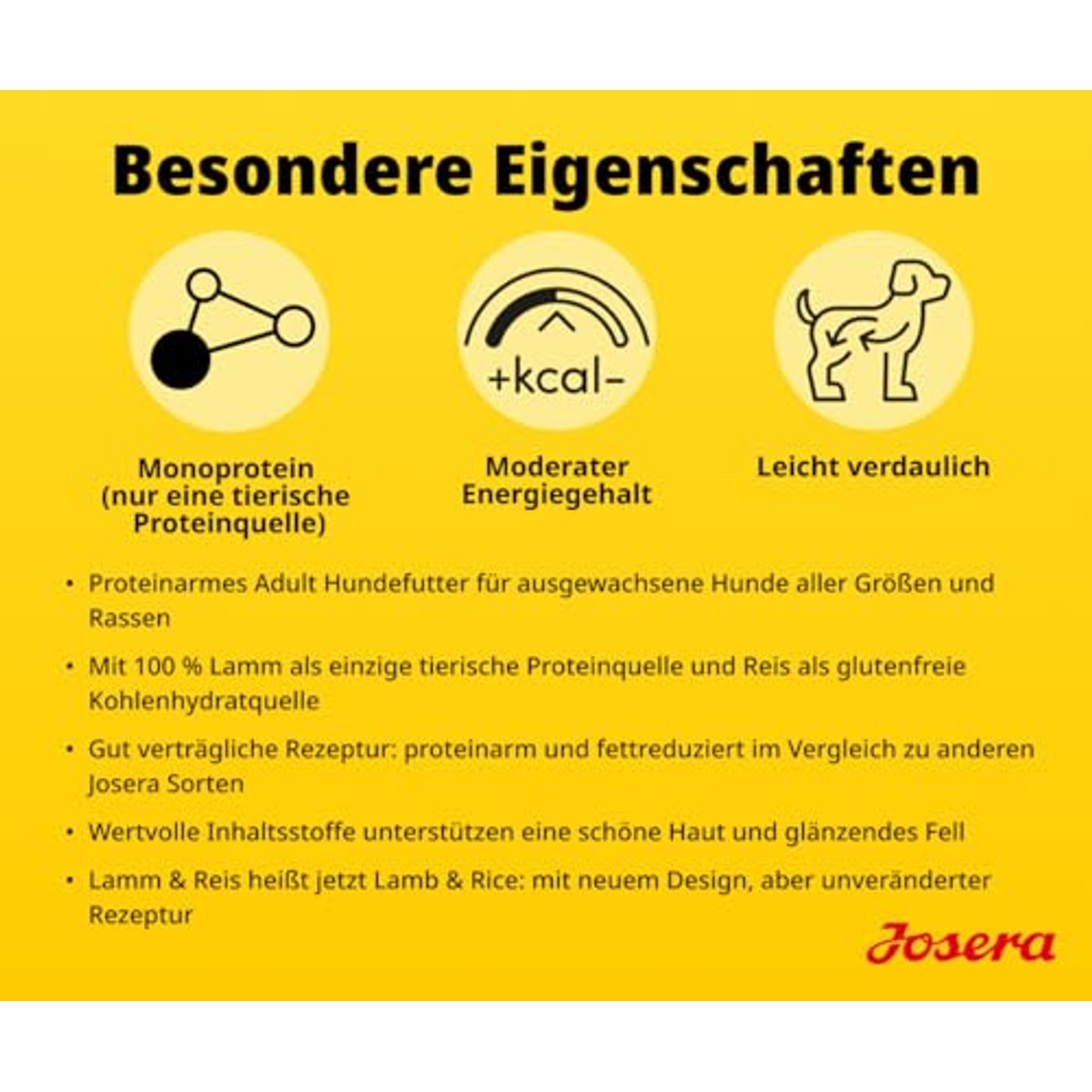 JOSERA Lam & Rijst (12,5 kg) | Droogvoer voor volwassen honden | Adult – Josera
