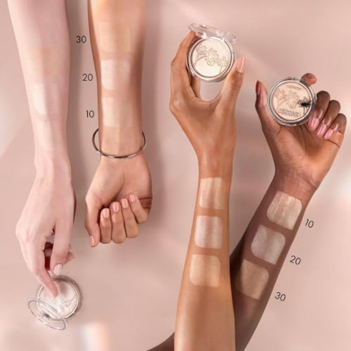 Catrice Cosmetics More Than Glow Highlighter 030 goud 5,9 g - 3-pack