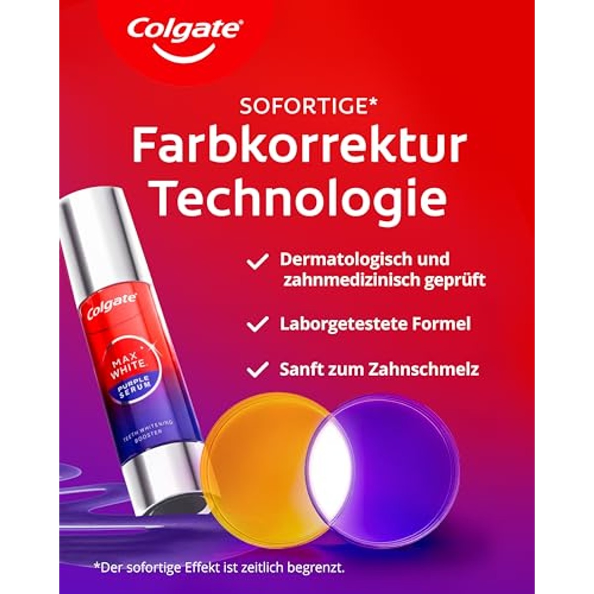 Colgate Max White Purple Serum 6 x 40 ml - Voordeelverpakking