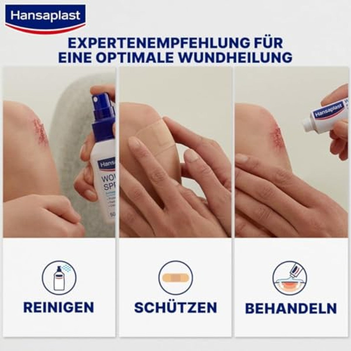 Hansaplast Gevoelige pleister 1 m x 6 cm - 6-pack