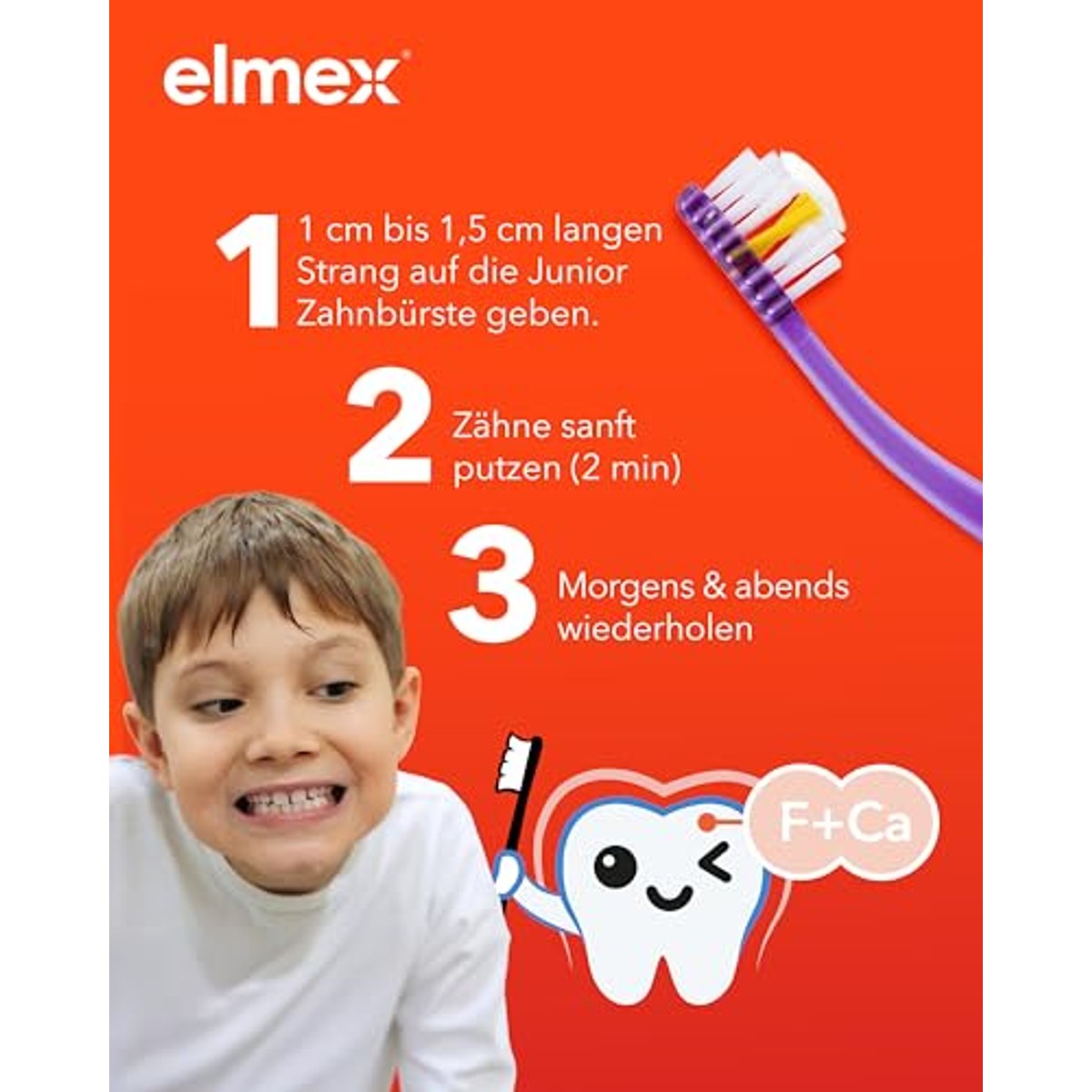 ELMEX Junior tandpasta 6-12 jaar, 75 ml – ELMEX