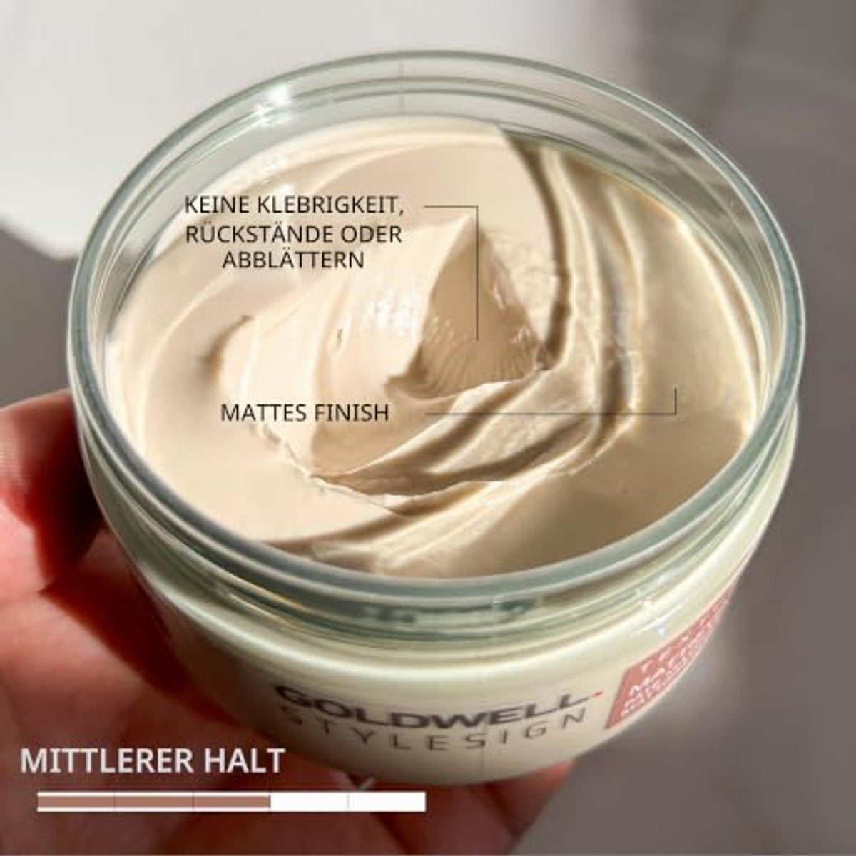 Goldwell STYLESIGN TEXTURE Matterende pasta, ideaal voor alle haarstructuren, 50 ml