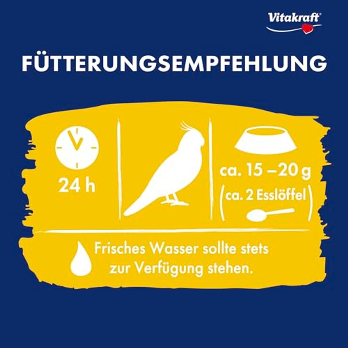 Vitakraft Menu, vogelvoer voor grote parkieten, met granen en noten, grote verpakking, zonder toegevoegde suiker (5 x 1 kg) – Vitakraft