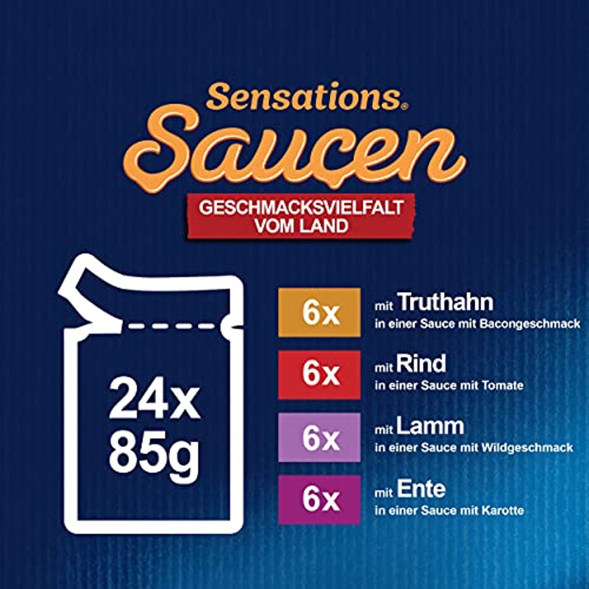 Felix Sensations Sauzen Smaakverscheidenheid 24 x 85 g – Felix