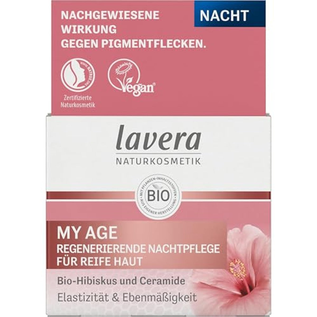 lavera MY AGE Nachtverzorging tegen pigmentvlekken 3 x 50 ml - Voordeelverpakking