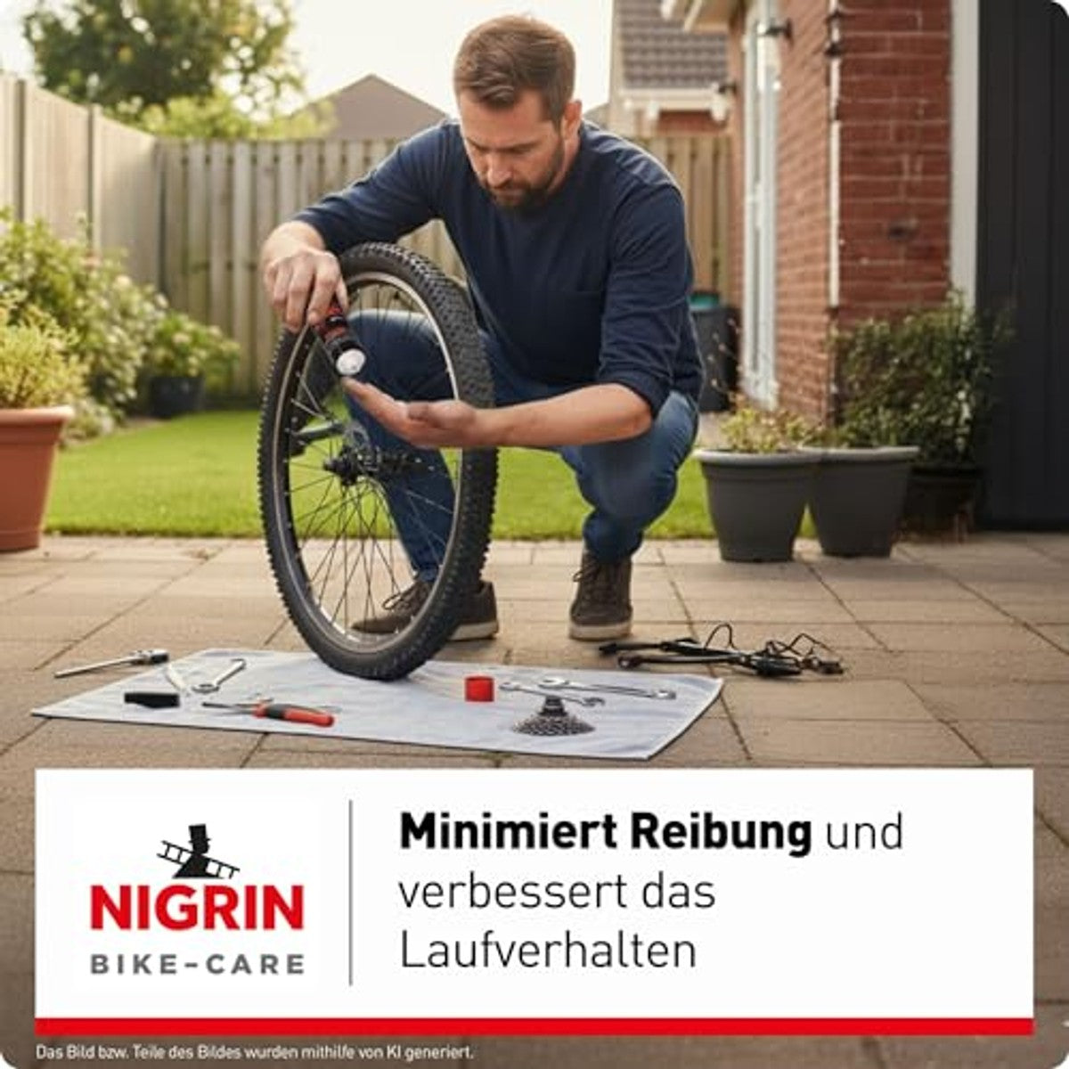 NIGRIN Bike-Care Multifunctioneel vet tube 6 x 100 g - Voordeelverpakking
