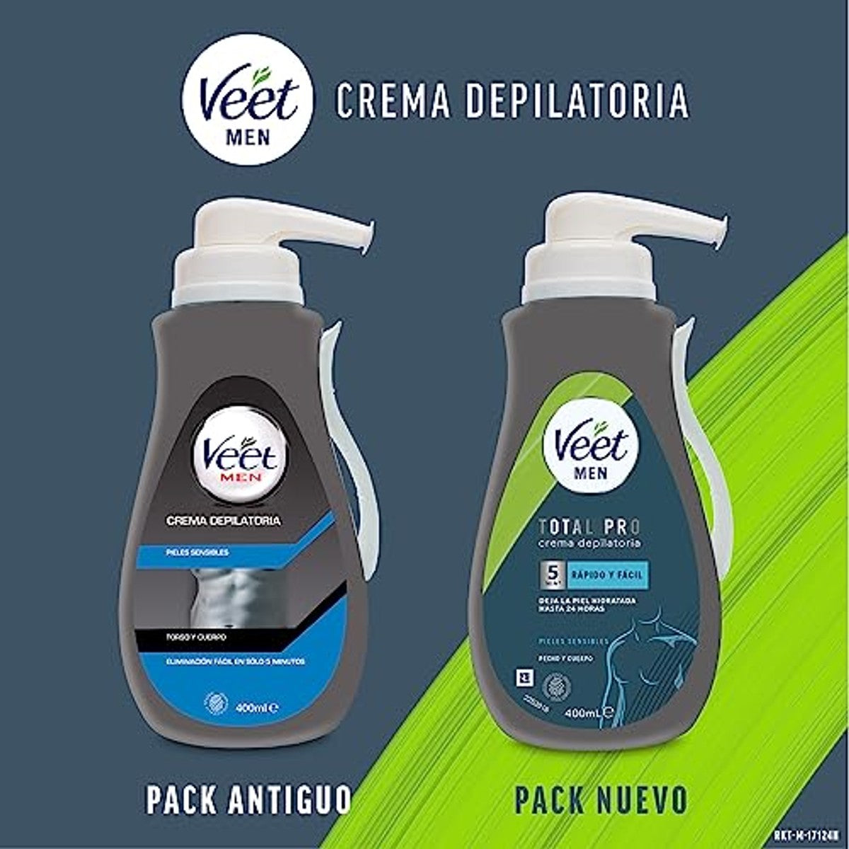 Veet Men Cream Depilatoria Pieles Sensibles 400 ml – Veet