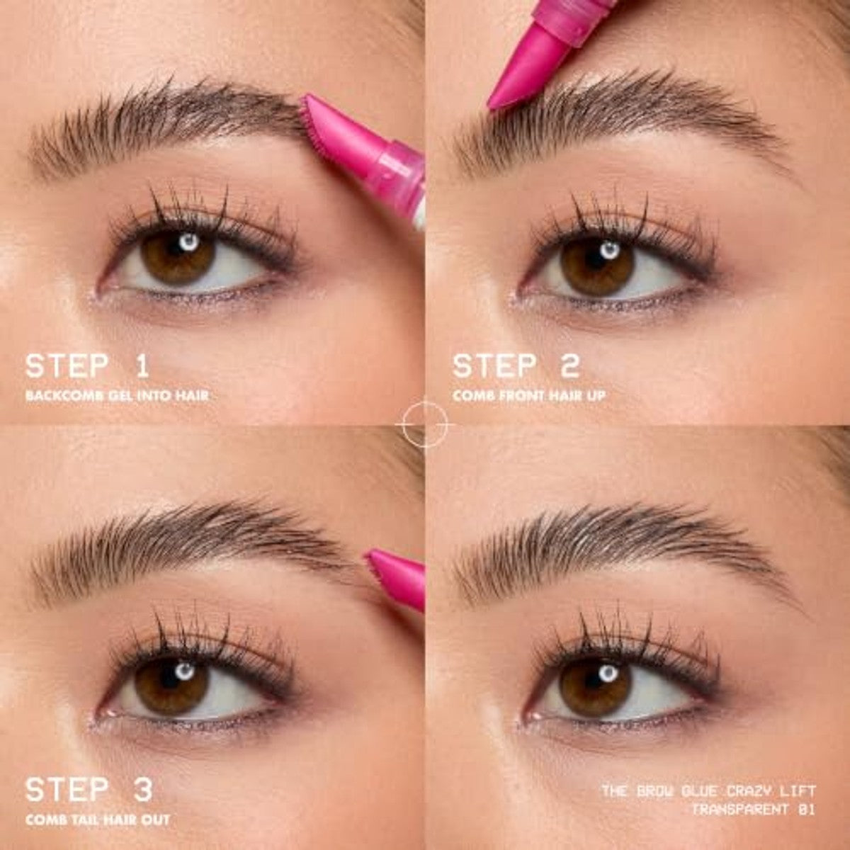 NYX Professional Makeup Brow Glue Crazy Lift, Ultra sterke wenkbrauwgel, voor maximaal 24 uur houdbaarheid, 7 ml – NYX PROFESSIONAL MAKEUP