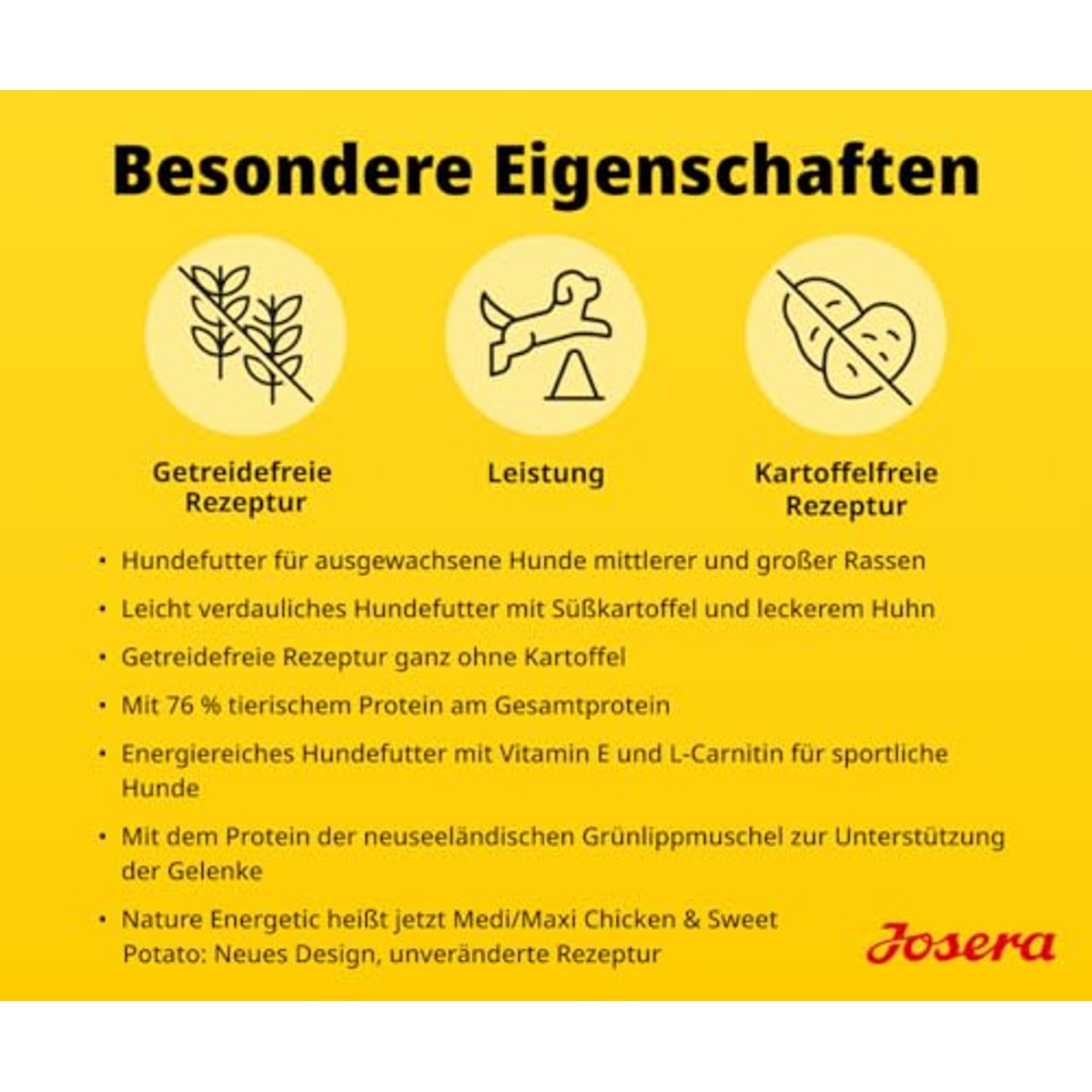 Josera MediMax Droogvoer Hond Kip & Zoete Aardappel 3 kg - 6-pack