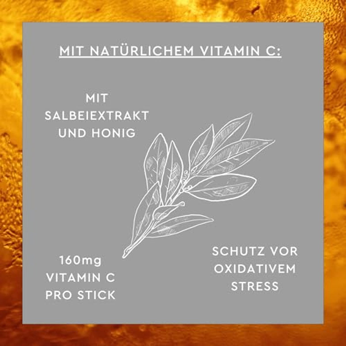Sunlife Warme Salie met Honing en Vitamine C 1 x 20 Sticks - 6-pack