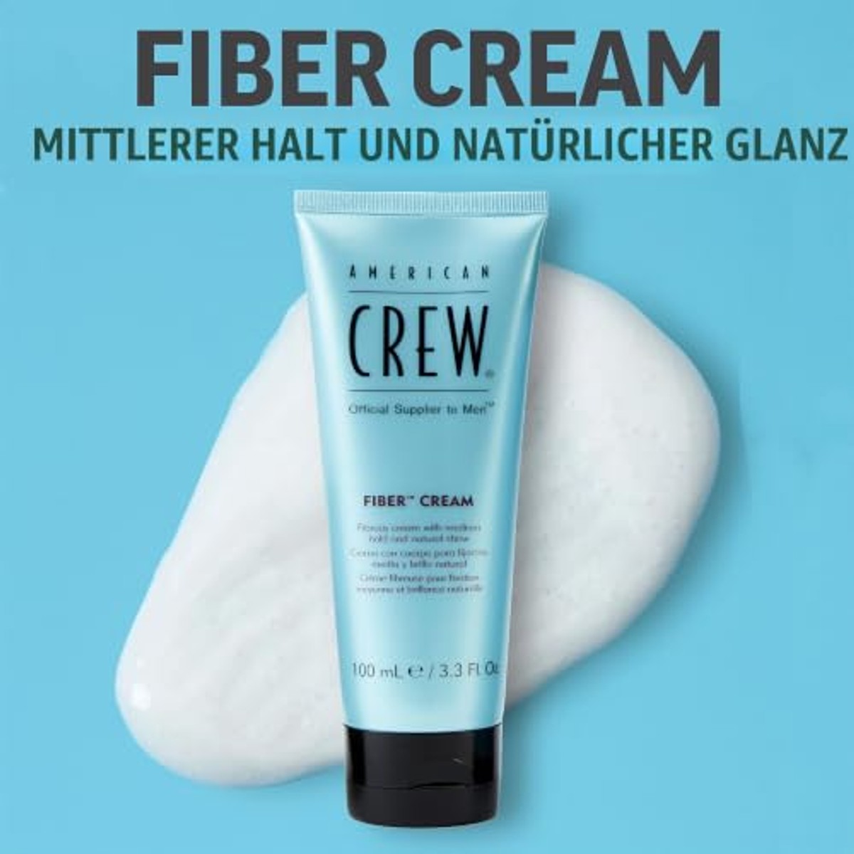 American Crew Fiber Cream Stylingcrème 100 ml (Verpakking van 2) - 3-pack