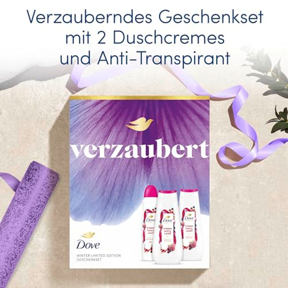 Dove Betovert Winter Limited Edition 225 ml + 225 ml + 6 x 150 ml - Voordeelverpakking