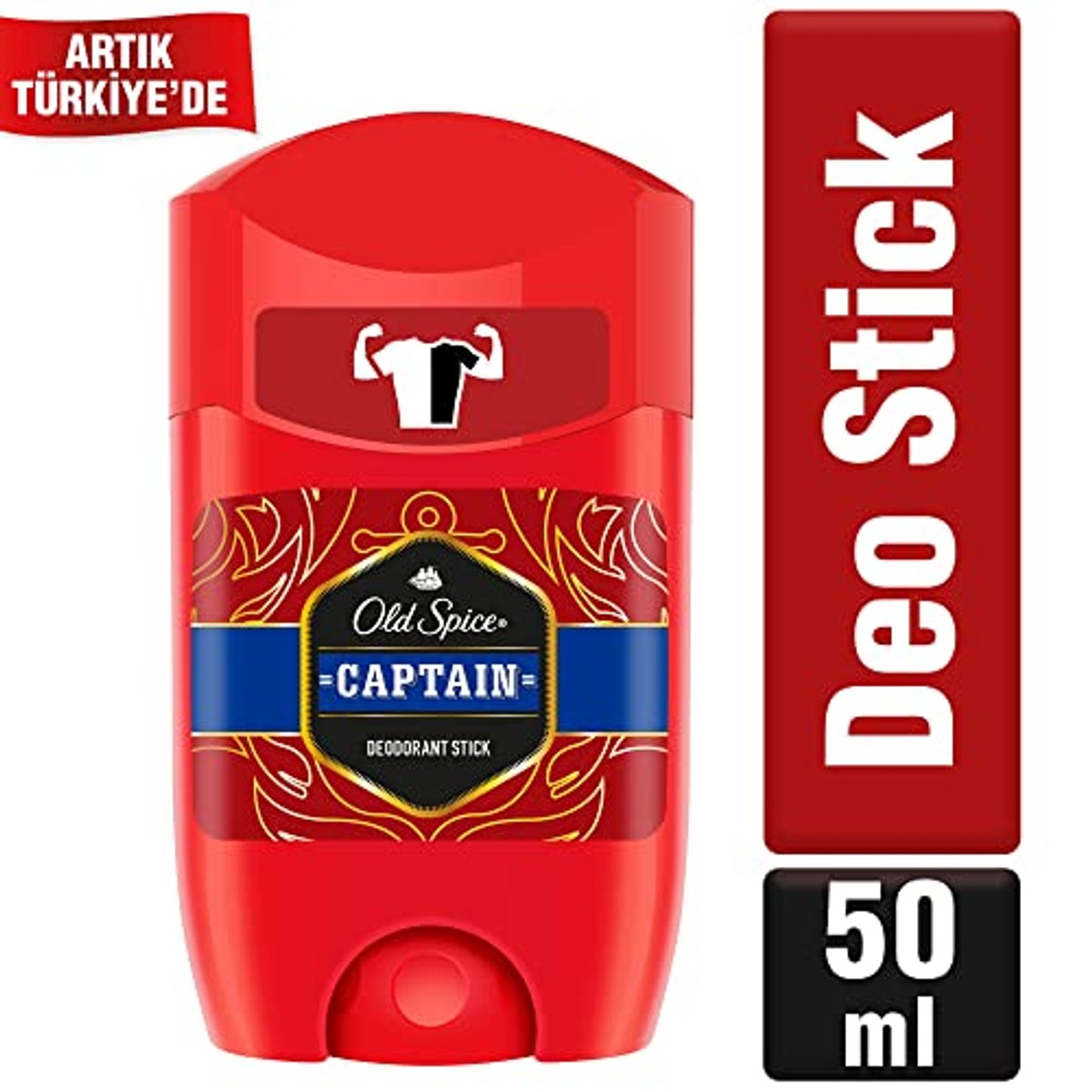 Old Spice Deep Sea & Captain Deodorantstick 3 x 50 ml - Voordeelverpakking