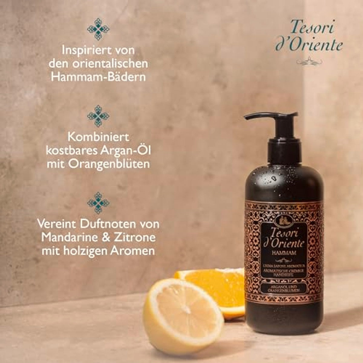 Tesori d'Oriente Hammam Vloeibare Zeep 300 ml – Tesori d'Oriente