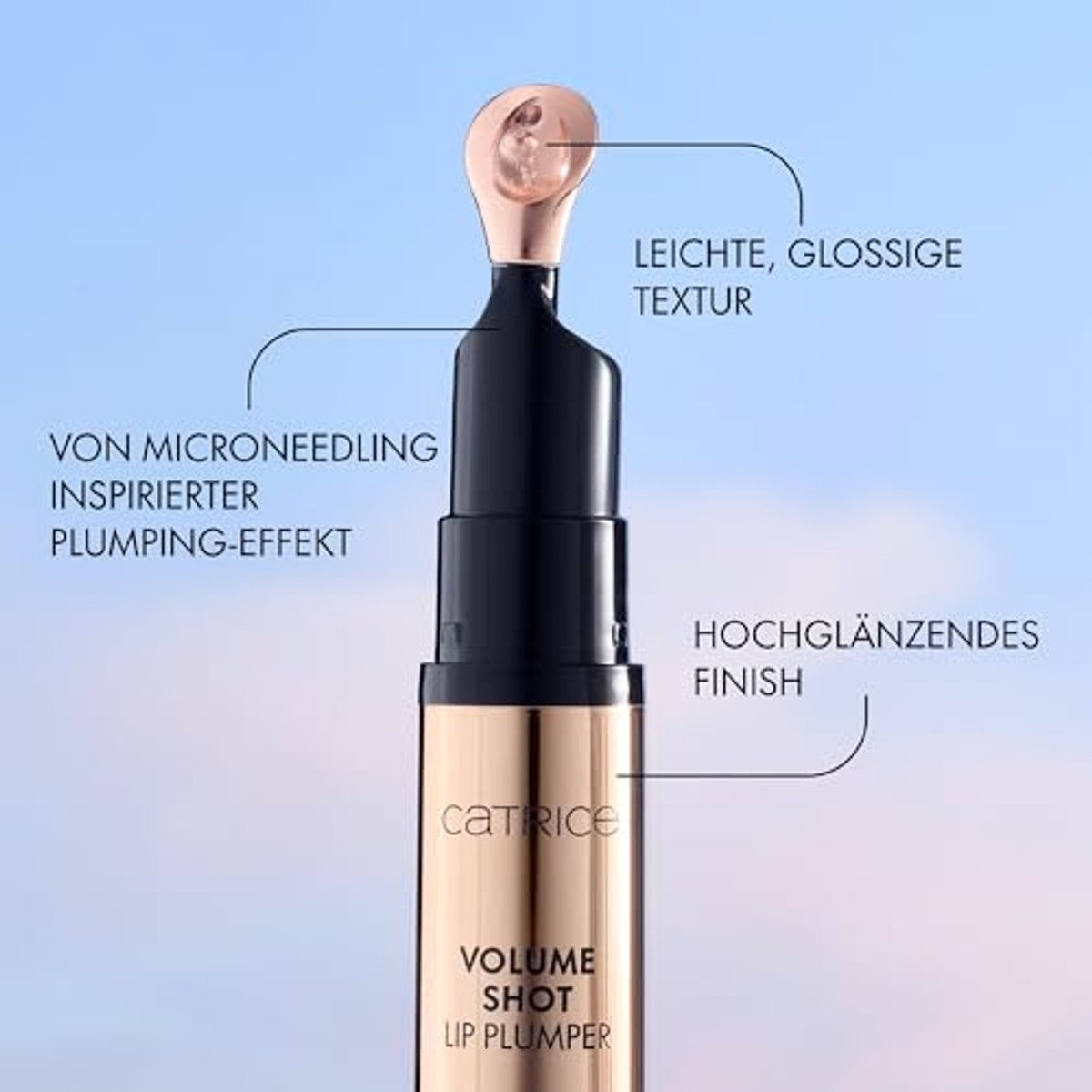 Catrice Volume Shot Lip Plumper transparant glanzend 5 ml - 3-pack