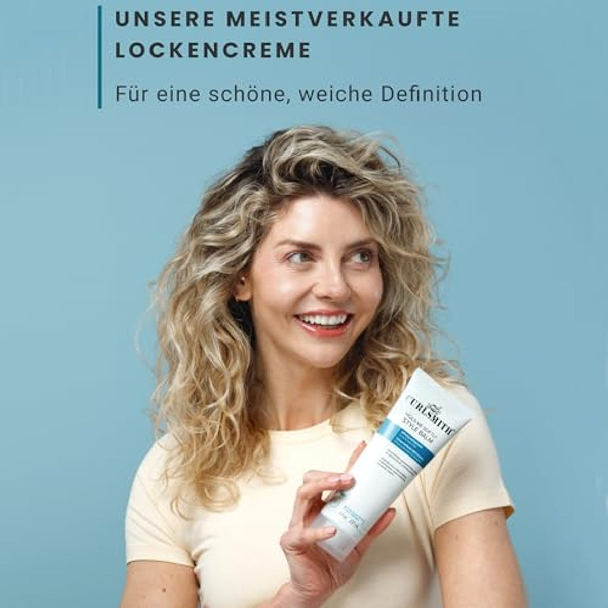 Curlsmith Hold Me Softly Style Balsem – natuurlijke stylingcrème voor golvend en krullend haar