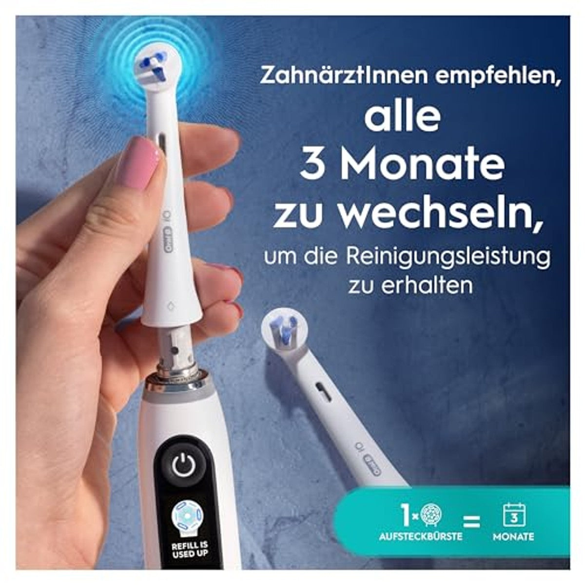 Oral-B iO Interdentale Reiniging opzetborstels wit 2 stuks – Oral-B