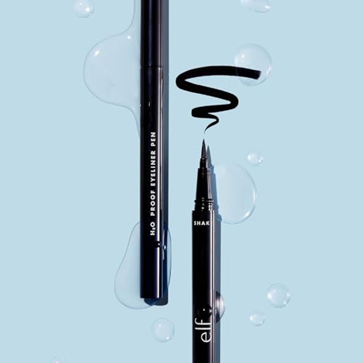 e.l.f. H2O Proof Eyeliner Pen Jet Black 3 stuks