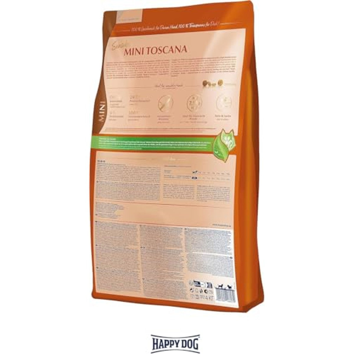 Happy Dog Gevoelige Mini Toscana droogvoer hond 800 g - 3-pack