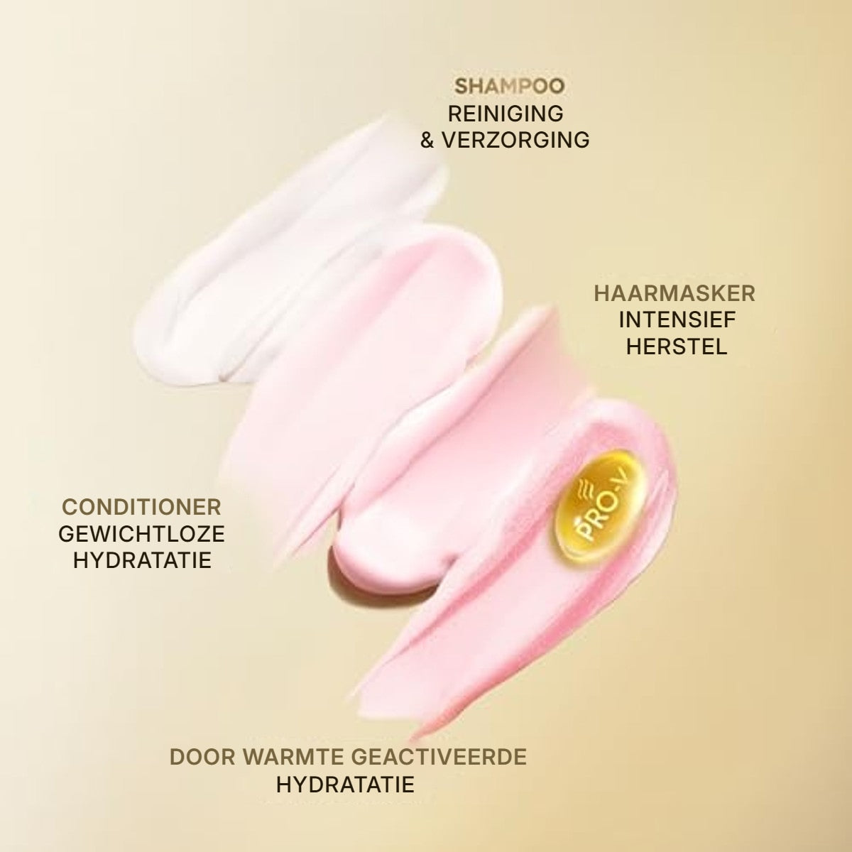 Pantene Pro-V Moisture Boost Heat & Glow Leave-In-crème 3 x 135 ml - Voordeelverpakking – foto 6