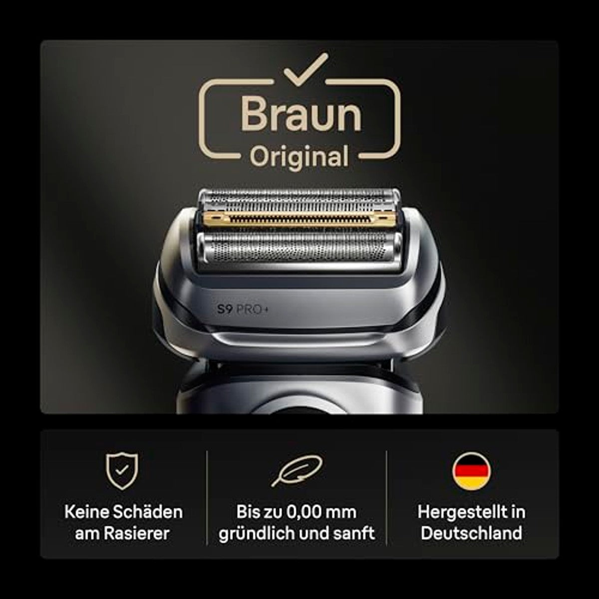 Braun Series 9 Pro+ 96M Scheerkop voor Scheerapparaat Zilver - 6-pack