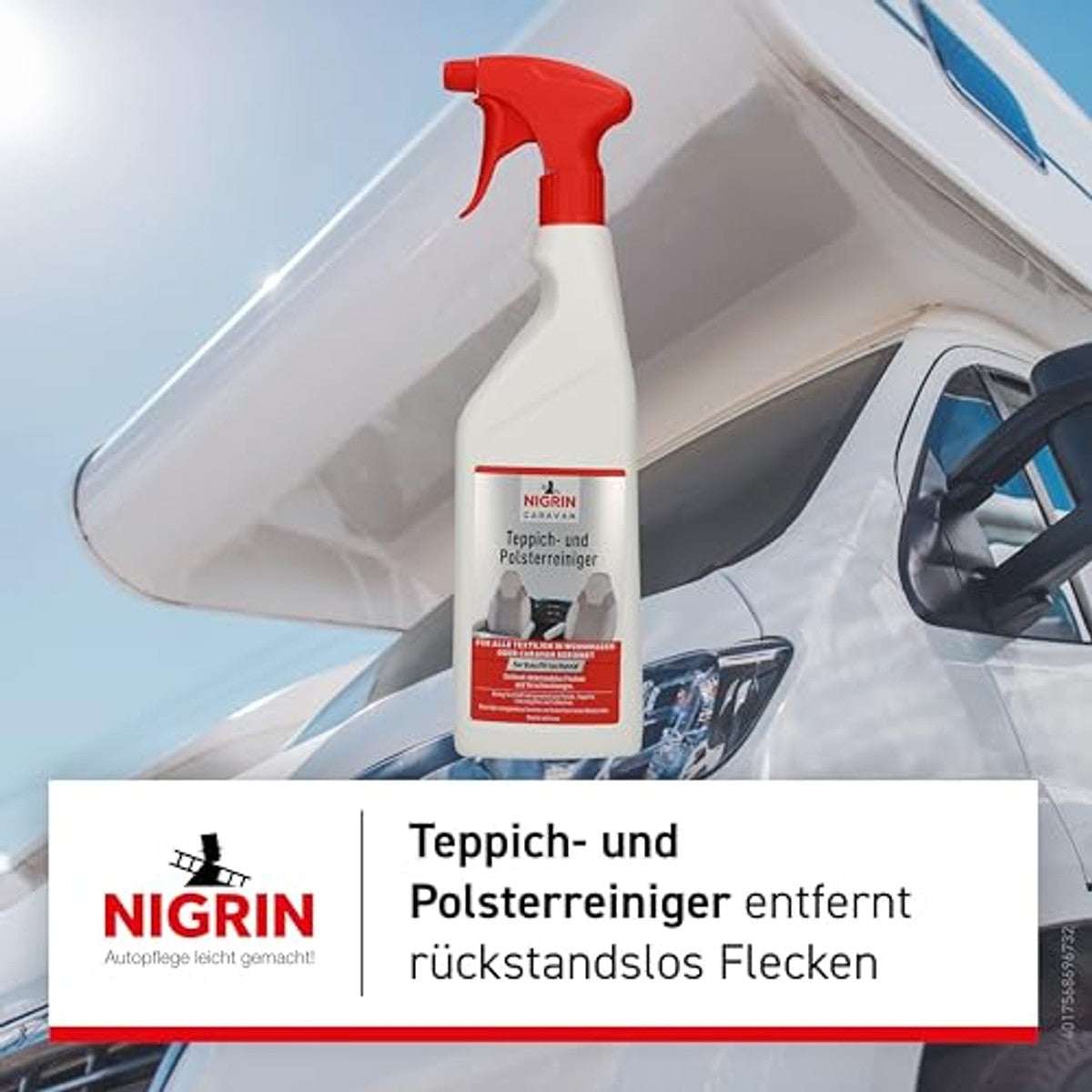 NIGRIN Caravan tapijt- en stofferingreiniger 0,75 liter – NIGRIN