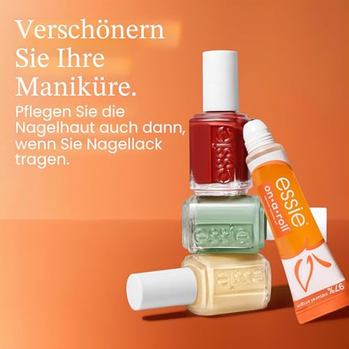 essie On a Roll Apricot nagelriemolie - 6 stuks