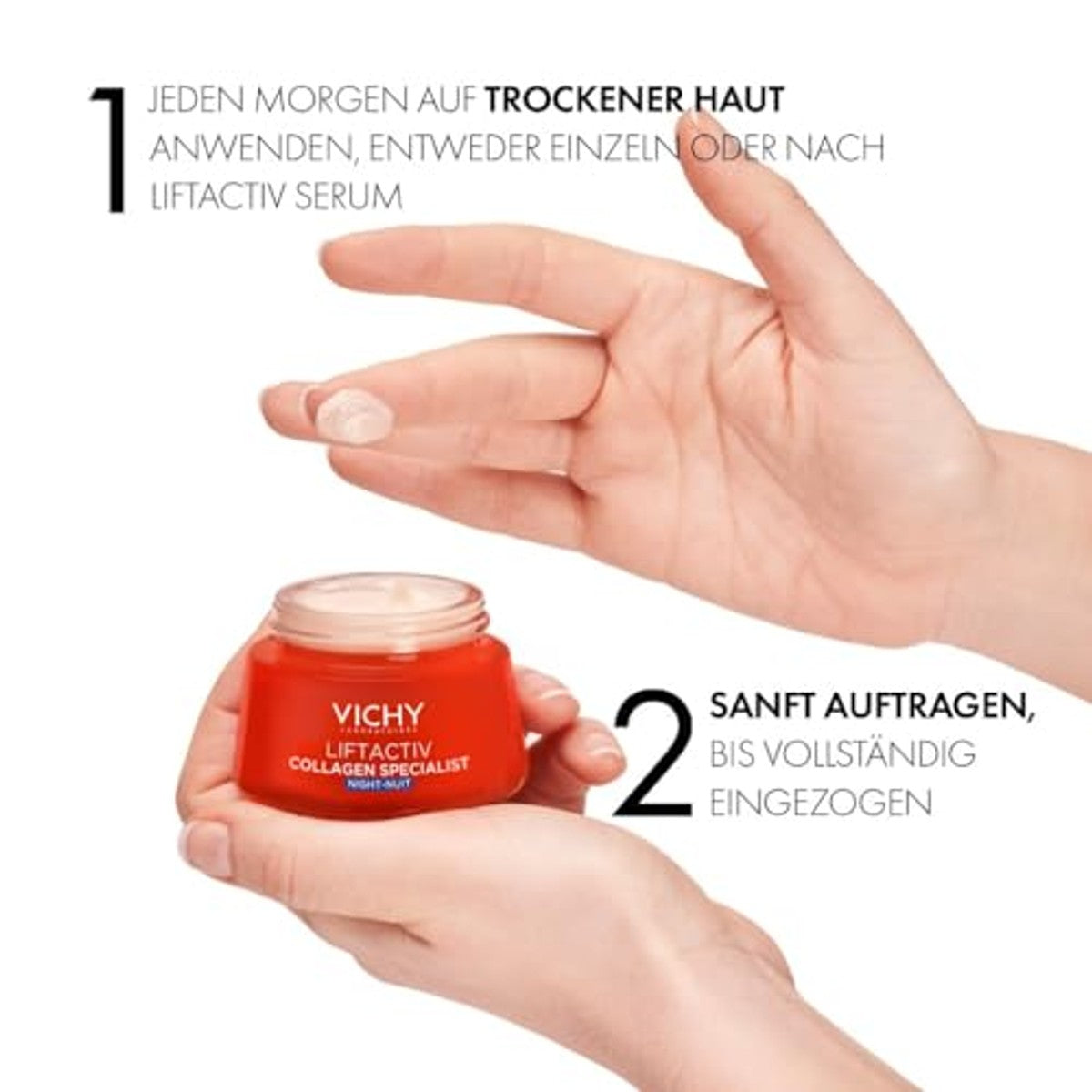 Vichy Liftactiv Collagen Specialist Nachtcrème Alle Huidtypes 50 ml - 6-pack