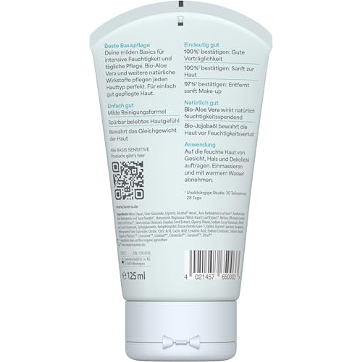 lavera Basis Sensitiv Wasgel Bio Aloë Vera & Jojoba 125ml – lavera