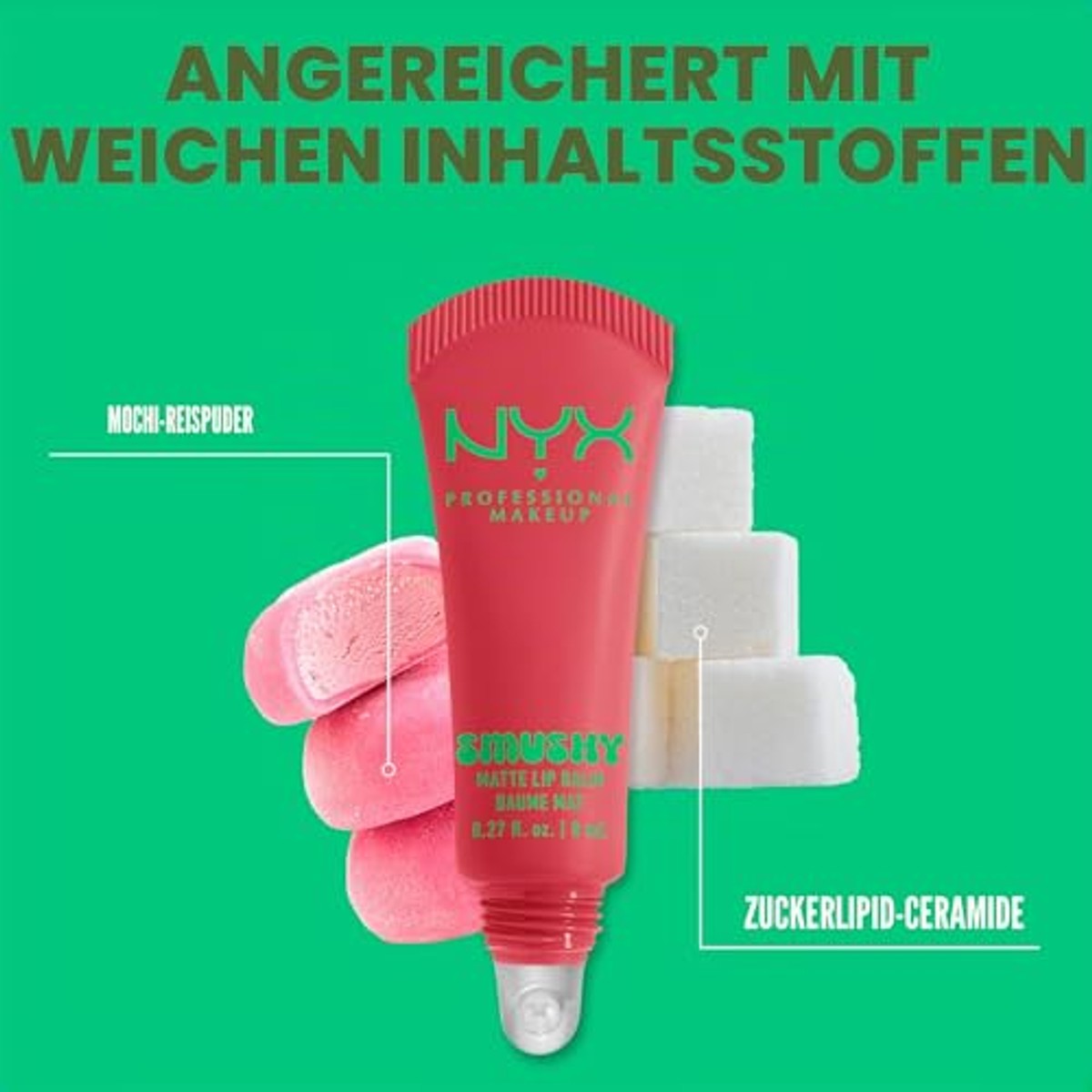 NYX PROFESSIONAL MAKEUP Smushy Matte Lippenbalsem Snuggle SZN 1 x - 3 stuks